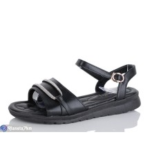 Босоніжки жіночі на літо (8 пар р.36-41) чорний  "Normashoes"