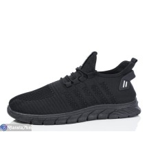 Кросівки чоловічі на літо (8 пар р.41-45) чорний  "Normashoes"