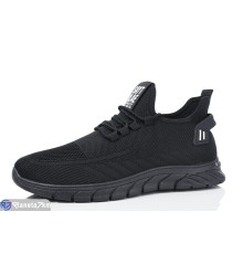 Кросівки чоловічі на літо (8 пар р.41-45) чорний  "Normashoes"