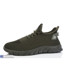Кросівки чоловічі на літо (8 пар р.41-45) зелений  "Normashoes"