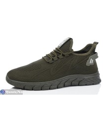 Кросівки чоловічі на літо (8 пар р.41-45) зелений  "Normashoes"