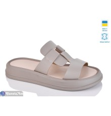 Шлепки жіночі на літо (6 пар р.36-40) коричневий  "LIKA"