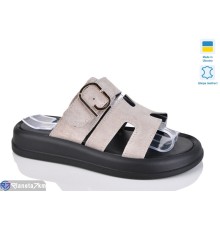 Шлепки жіночі на літо (6 пар р.36-40) коричневий  "LIKA"