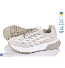 Кросівки жіночі на весну/осінь (6 пар р.36-40) бежевий  "TIMUS-OPT"