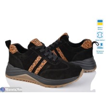 Кросівки жіночі на весну/осінь (8 пар р.36-40) чорний  "TIMUS-OPT"