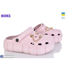 Кроки жіночі на літо (6 пар р.36-40) рожевий  "Roks"