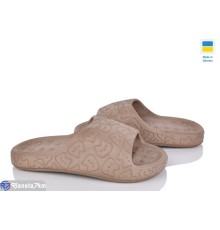 Шлепки жіночі на літо (6 пар р.36-41) коричневий  "Ladmir"