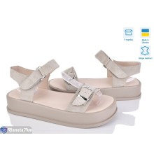 Босоніжки жіночі на літо (6 пар р.36-40) бежевий  "Linda"
