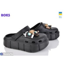 Кроки жіночі на літо (6 пар р.36-40) чорний  "Roks"