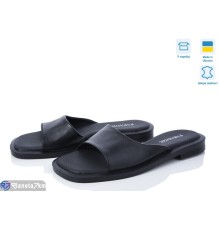 Шлепки жіночі на літо (5 пар р.37-40) чорний  "Daman"