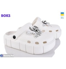 Кроки жіночі на літо (6 пар р.36-40) білий  "Roks"
