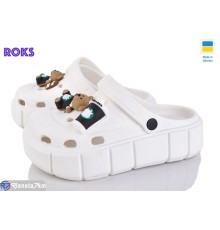 Кроки жіночі на літо (6 пар р.36-40) білий  "Roks"