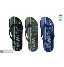 Шлепки чоловічі на літо (8 пар р.40-45) мікс  "OLLA"