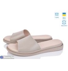 Шлепки жіночі на літо (6 пар р.36-40) коричневий  "Linda"