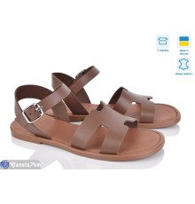 Босоніжки жіночі на літо (6 пар р.36-40) коричневий  "Linda"