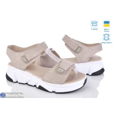 Босоніжки жіночі на літо (6 пар р.36-40) коричневий  "Linda"