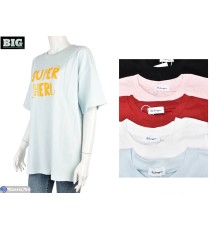 Футболка жіноча на літо (5 шт. р.сетка One size) мікс  "BIG"