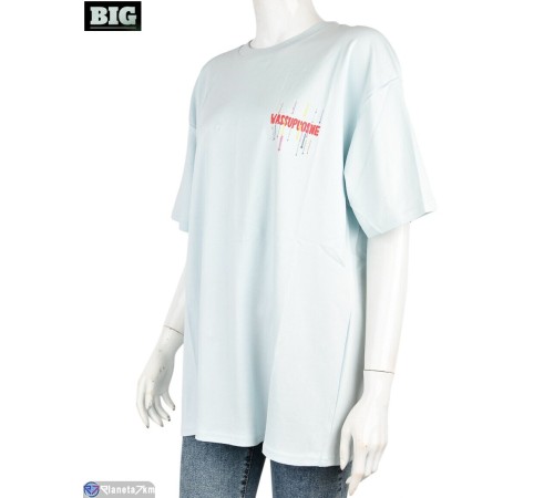 Футболка жіноча на літо (5 шт. р.сетка One size) мікс "BIG" Футболка жіноча на літо (5 шт. р.сетка One size) мікс "BIG"