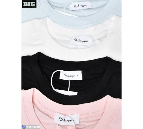 Футболка жіноча на літо (5 шт. р.сетка One size) мікс "BIG" Футболка жіноча на літо (5 шт. р.сетка One size) мікс "BIG"