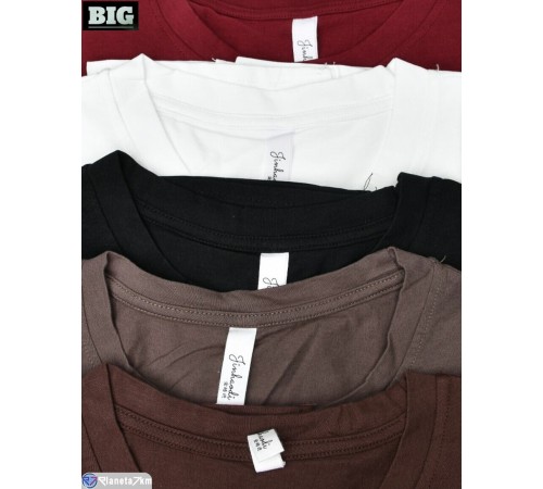 Футболка жіноча на літо (5 шт. р.сетка One size) мікс "BIG" Футболка жіноча на літо (5 шт. р.сетка One size) мікс "BIG"