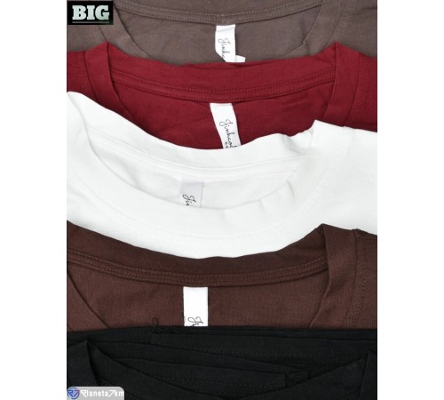 Футболка жіноча на літо (5 шт. р.сетка One size) мікс "BIG" Футболка жіноча на літо (5 шт. р.сетка One size) мікс "BIG"
