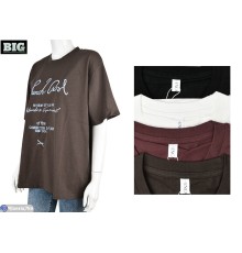 Футболка жіноча на літо (5 шт. р.сетка One size) мікс  "BIG"