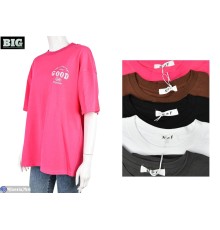 Футболка жіноча на літо (5 шт. р.сетка One size) мікс  "BIG"
