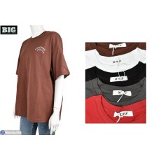 Футболка жіноча на літо (5 шт. р.сетка One size) мікс  "BIG"