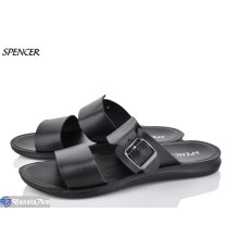 Шлепки чоловічі на літо (6 пар р.40-45) чорний  "Spencer"