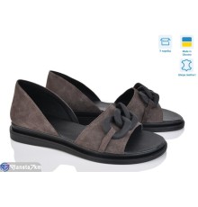 Туфлі жіночі на літо (6 пар р.36-40) коричневий  "GARRA"