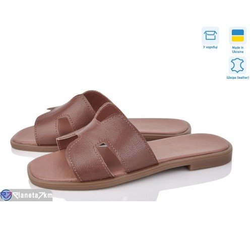 Шлепки жіночі на літо (6 пар р.36-40) коричневий "Speranza" Шлепки жіночі на літо (6 пар р.36-40) коричневий "Speranza"