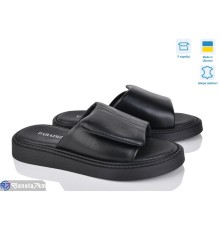 Шлепки жіночі на літо (6 пар р.37-40) чорний  "Daman"