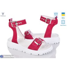Босоніжки жіночі на літо (6 пар р.36-40) рожевий  "Viscala"