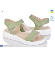 Босоніжки жіночі на літо (6 пар р.36-40) хакі  "Viscala"