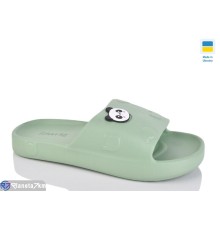 Шлепки жіночі на літо (8 пар р.37-40) зелений  "LUCKY"