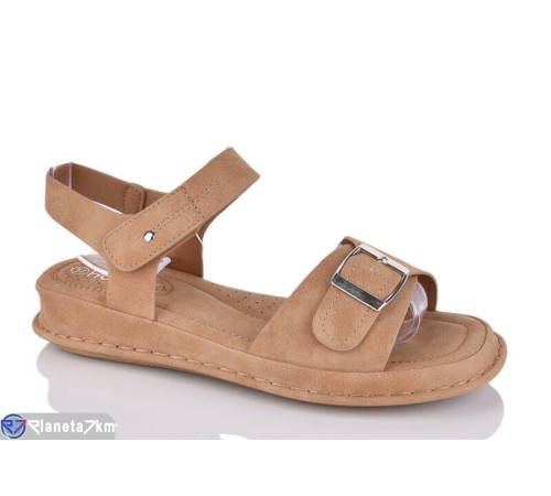 Босоніжки жіночі на літо (8 пар р.36-41) camel "Belossa" Босоніжки жіночі на літо (8 пар р.36-41) camel "Belossa"