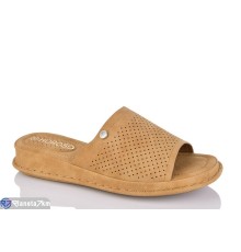 Шлепки жіночі на літо (8 пар р.36-41) camel  "Belossa"