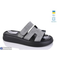 Шлепки жіночі на літо (6 пар р.36-40) сірий  "LIKA"