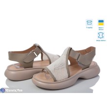 Босоніжки жіночі на літо (6 пар р.36-40) бежевий  "Linda"