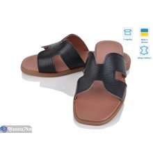 Шлепки жіночі на літо (6 пар р.36-40) чорний  "Speranza"