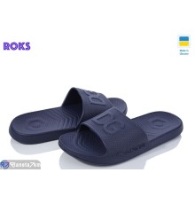Шлепки чоловічі на літо (8 пар р.40-46) синій  "Roks"