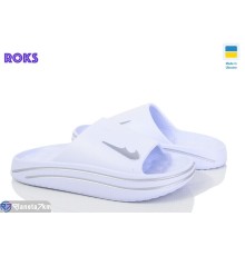 Шлепки жіночі на літо (8 пар р.37-40) блакитний  "Roks"