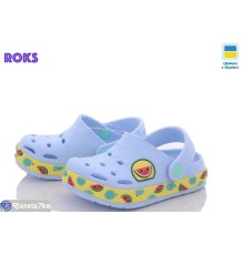Кроки дитячі на літо (8 пар р.24-32) блакитний  "Roks"