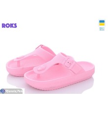 Шлепки жіночі на літо (8 пар р.36-40) рожевий  "Roks"