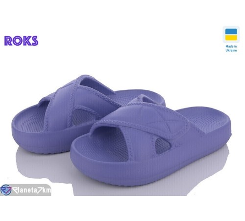 Шлепки жіночі на літо (8 пар р.37-41) фіолетовий "Roks" Шлепки жіночі на літо (8 пар р.37-41) фіолетовий "Roks"