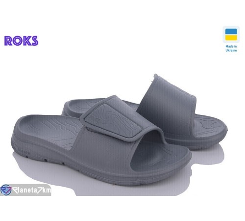 Шлепки чоловічі на літо (8 пар р.40-46) сірий "Roks" Шлепки чоловічі на літо (8 пар р.40-46) сірий "Roks"