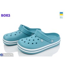 Кроки жіночі на літо (8 пар р.36-41) блакитний  "Roks"