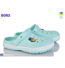 Кроки дитячі на літо (8 пар р.33-36) зелений  "Roks"