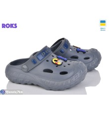 Кроки дитячі на літо (8 пар р.24-32) сірий  "Roks"