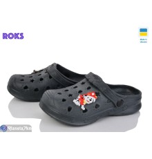 Кроки дитячі на літо (6 пар р.24-33) чорний  "Roks"